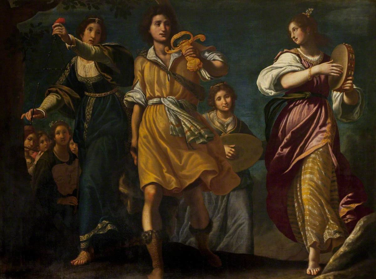 Gli Israeliti celebrano il trionfo di Davide su Golia - National Trust